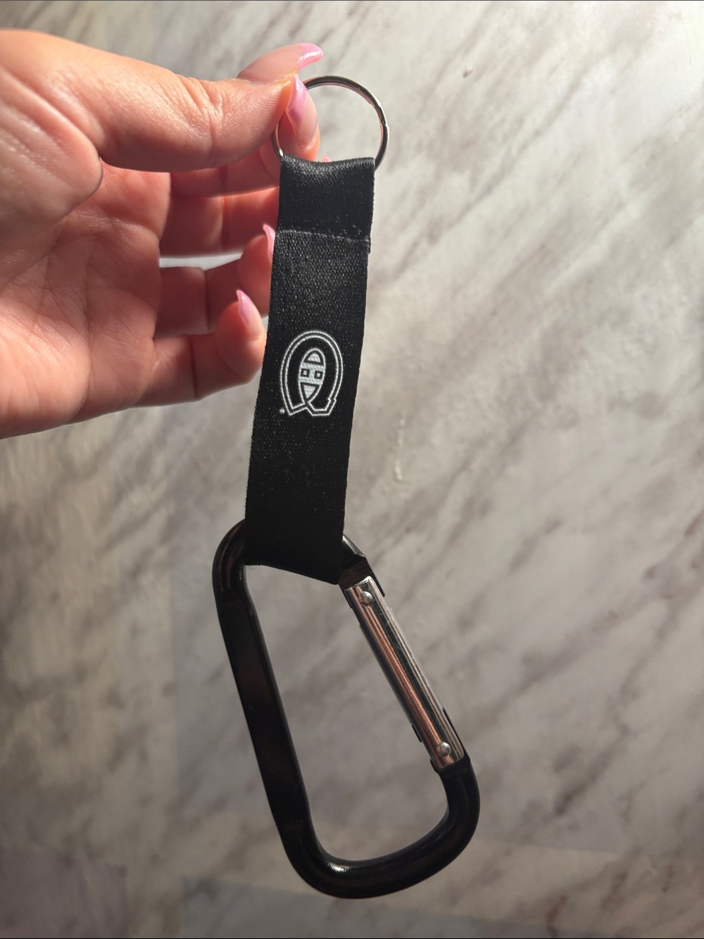 MTL HABS x Uber Eats ⚪️🔵🔴 Carabiner Keychain